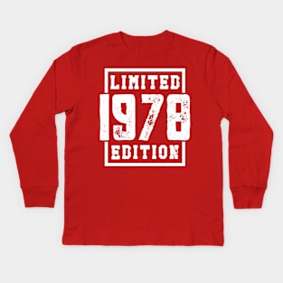 1978 Limited Edition Kids Long Sleeve T-Shirt